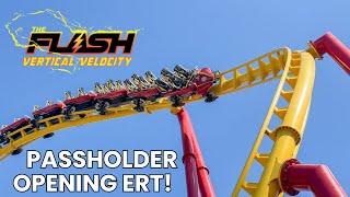 Flash: Vertical Velocity OPENING DETAILS at Six Flags Great Adventure!