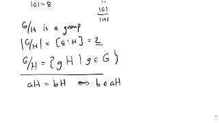 Groups: An Example of a Normal Subgroup and a Quotient Group