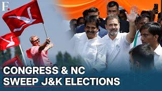 J&K Polls: Congress-NC Alliance Heads For A Thumping Majority; Boost For Rahul Gandhi, Omar Abdullah