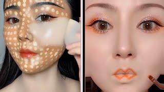 نساء قبل وبعد المكياج صدمة  before and after makeup