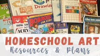 Secular Homeschool Art | Resources & Plans | Harbor & Sprout, Thistles & Biscuits, Bob Ross