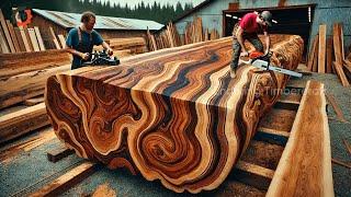 Explore The Giant Wooden Workshop: From Giant Wooden Trees To Luxurious Dining Tables #75