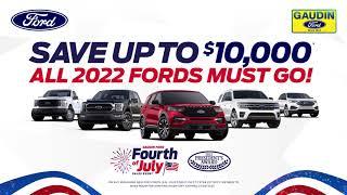 4th of July Sales Event at Gaudin Ford!