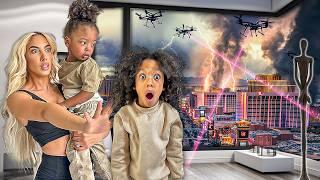 We SURVIVED a DRONE Attack in the BACKYARD of Our DREAM HOME!