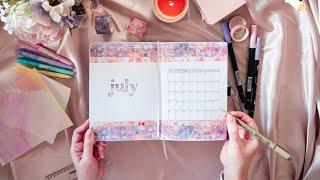 Plan With Me: July 2022 Easy Bullet Journal Theme Set Up