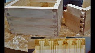 How to make a dovetail joint box without a jig