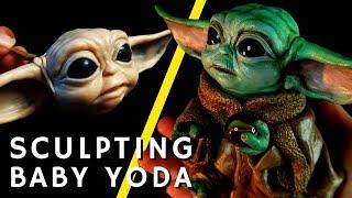 SCULPTING Star Wars BABY YODA  - in Polymer Clay