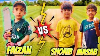 "Get ready for fireworks ! ChotaFaizan Vs ShoaibRiaz & Masab! Cricket Biggest Challenge "