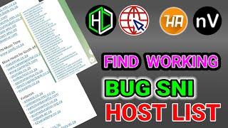 List of working bug host | SNI host | How to get working worldwide