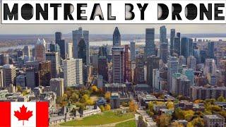 Montreal Quebec Canada Drone View [4k]