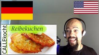 American Reacts To Make your own crispy potato pancakes | German Video