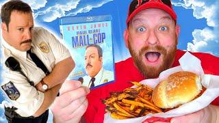 PAUL BLART MALL COP with SLOPPY JOES and SWEET POTATO FRIES ! Saturday Night Snack and a Movie