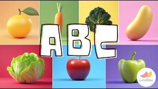 Fruits & Vegetables ABC Song | ABC Learning For Toddlers, Preschoolers, Babies, & Kids | LunoBop