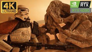 STAR WARS BATTLEFRONT 2015 4K Gameplay - RTX 4090 Max Graphics Settings | No Commentary