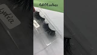 20mm lashes mink 3D wholesale lashes boxes GAO lashes #lashesvendor
