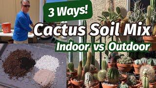 My Cactus Soil Mix and a Grower's Soil Mix #succulentsoil Brent Wigand