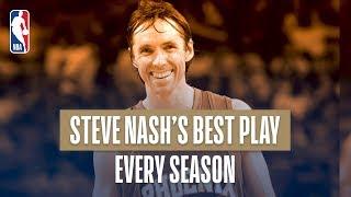 Steve Nash's Best Play Each Season Of His NBA Career!