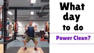 Power Clean workout: What Day To Do A Power Clean I What day should I do Power Cleans