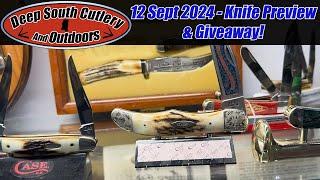 12 Sep 2024 - Knife Preview & Knife Giveaway! Win Case Pocketknife! Bear & Son, Cobratec, Buck, GEC