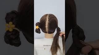 How to tie your child's hair in a pretty way