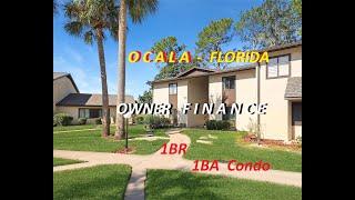 #OCALA - FLORIDA  -  O W N E R  -  F I N AN C E    1BR, 1BA Condo in 55+ community