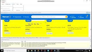 Web Scraping Walmart.com - Scraping Product Data from Multiple Categories using WebHarvy