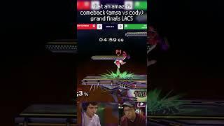 amsa is the comeback GOD!  #gaming #ssbm #melee #smashbros #grandfinals #amsa