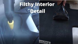 Super Cleaning Dirty Car | Interior Detail on Santa Fe