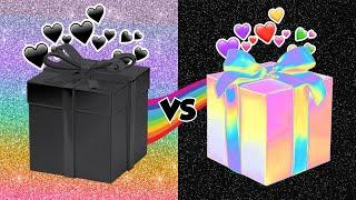 CHOOSE YOUR GIFT | Black VS Rainbow  ELIGE TU REGALO | Выбери себе подарок - UNI QUIZ