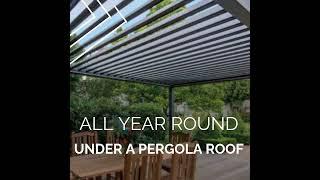 Pinela Pergola with a modern tilting roof