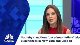 Sotheby's auctions 'once-in-a-lifetime' trip experiences in New York and London