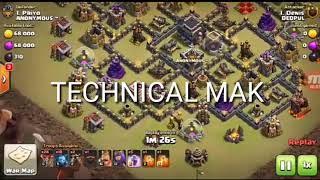 HOW TO GET 3 STARS || COC ATTACK || TECHNICAL MAK