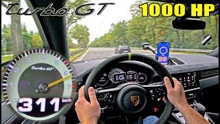 1000HP PORSCHE CAYENNE TURBO GT is INSANE on an UNLIMITED AUTOBAHN!