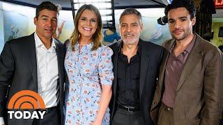 George Clooney, Kyle Chandler & Christopher Abbott Talk New Hulu Movie 'Catch 22'