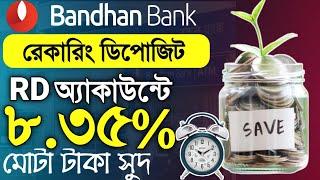 Bandhan Bank RD Interest Rate 2023: রেকারিং ডিপোজিট স্কিমে টাকা জমা করলেই পাবেন মোটা সুদ