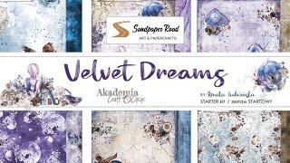 Velvet Dreams Paper Collection | Craft O'Clock | Sandpaper Road