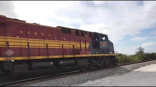 MY FIRST CSX HERITAGE UNIT! CSX 1851 NC&StL Leads Train M452-14 Plus Amtrak At Northlake 11-14-24