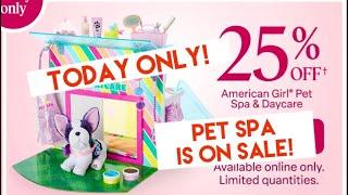 AG American Girl News: Deal of the Day — Pet Spa and Daycare, Perfect for Summer McKinny GOTY 2025