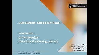 Introducing software architecture