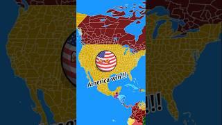 USA vs Russia + China + Mexico in nutshell | #countryballs #shorts #geography