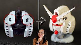 FAST & EASY FIX for the RG RX-78-2 v2 Head Vulcan