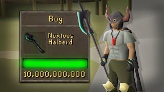 YOU *NEED* TO BUY THE NOXIOUS HALBERD! (BROKEN IN CHEAP GEAR) + 35B GIVEAWAY! - RuneWild RSPS