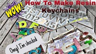 How to make keychains with Resin Complete Tutorial - Just Craftin’ Around