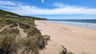 Praa Sands Beach - Cornwall Guide 4K Video