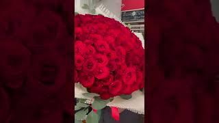 Classic 150 Red Roses put together, follow for more - Rosa Flowers Bali #shorts #redrose #rose