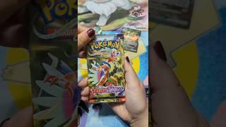 Gas or Bust Pt 2. Scarlet and Violet Pack Opening! #pokemon #poketube #pokemoncards #shorts