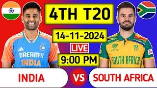 India Vs South Africa 4th T20 Live Score