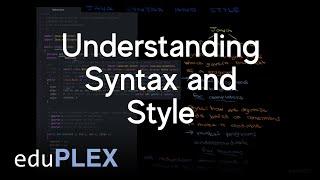 Understanding Syntax and Style | Java Syntax and Style | AP Computer Science A | eduPLEX