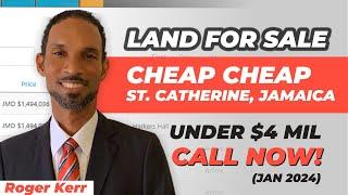 Cheap Land For Sale In St. Catherine, Jamaica Under $4 Million | January 2024