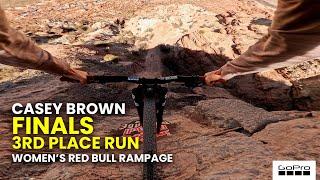 GoPro: Casey Brown stomps her 3rd Place Run! - First Ever Women's Red Bull Rampage 2024